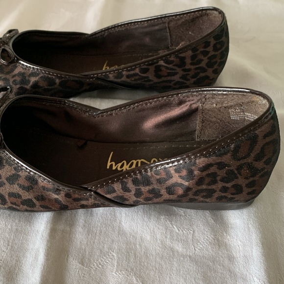 Sam & Libby Leopard Print Flats - size 8.5 - Picture 5 of 9